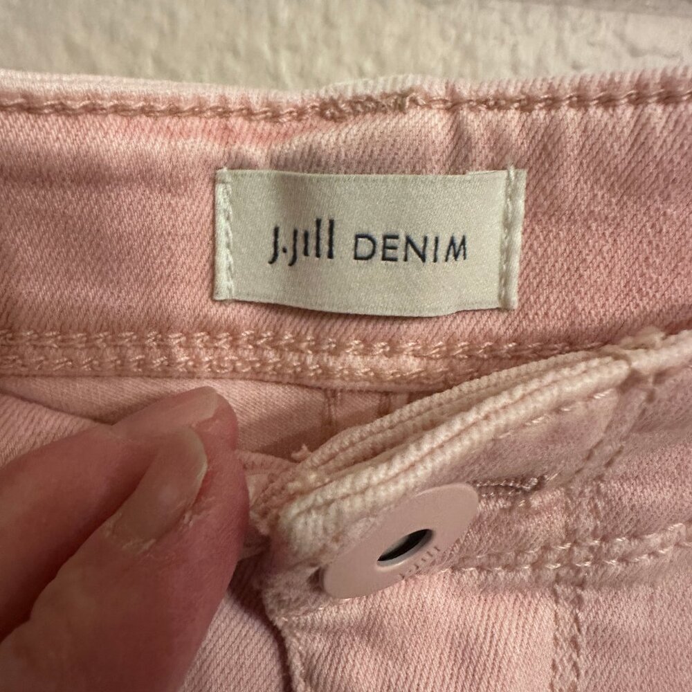 J. Jill Denim Pink Jeans Authentic Fit Slim Ankle - Picture 4 of 6